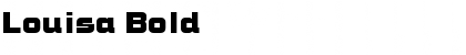Download Louisa Bold Font Title Preview