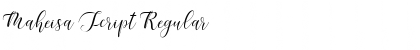 Download Maheisa Script Font