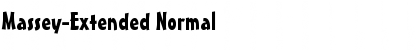 Download Massey-Extended Normal Font