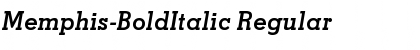 Download Memphis-BoldItalic Font