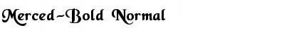 Download Merced-Bold Normal Font