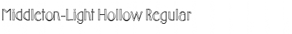 Download Middleton-Light Hollow Regular Font