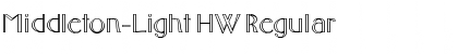 Download Middleton-Light HW Regular Font
