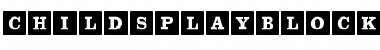 Download ChildsPlayBlocksSolid Bold Font