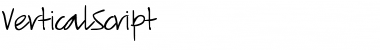 Download VerticalScript Font