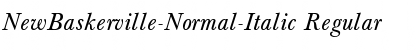 Download NewBaskerville-Normal-Italic Regular Font