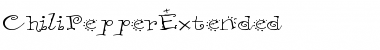 Download ChiliPepperExtended Regular Font