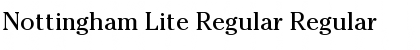 Download Nottingham Lite Regular Regular Font