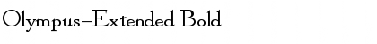 Download Olympus-Extended Font