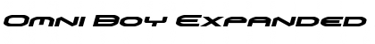 Download Omni Boy Expanded Italic Font Download Omni Boy Expanded Italic Font