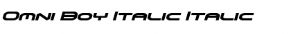 Download Omni Boy Italic Font