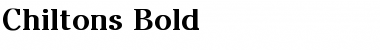 Download Chiltons Bold Regular Font