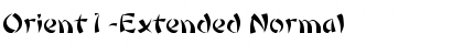 Download Orient1-Extended Font