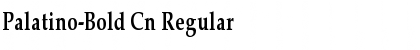 Download Palatino-Bold Cn Font Download Palatino-Bold Cn Font