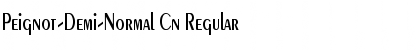 Download Peignot-Demi-Normal Cn Regular Font
