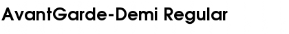 Download AvantGarde-Demi Font