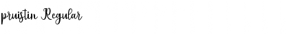 Download pruistin Font