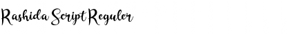 Download Rashida Script Font