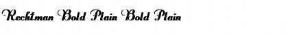 Download Rechtman Bold Plain Font