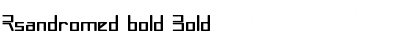 Download Rsandromed bold Bold Font