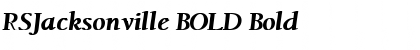 Download RSJacksonville BOLD Bold Font