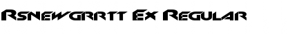 Download Rsnewgrrtt Ex Regular Font