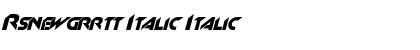 Download Rsnewgrrtt Italic Italic Font