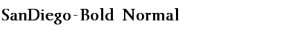 Download SanDiego-Bold Normal Font