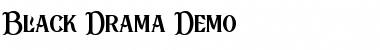 Download Black Drama Demo Font