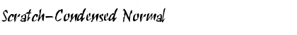 Download Scratch-Condensed Normal Font