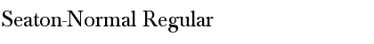 Download Seaton-Normal Regular Font