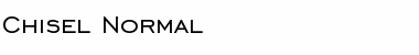 Download Chisel Normal Font