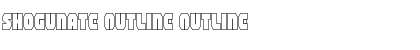 Download Shogunate Outline Outline Font