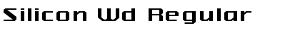 Download Silicon Wd Regular Font