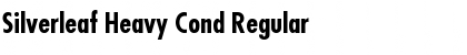 Download Silverleaf Heavy Cond Regular Font