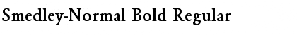Download Smedley-Normal Bold Regular Font