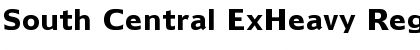 Download South Central ExHeavy Regular Font