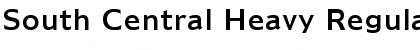 Download South Central Heavy Regular Font