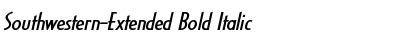 Download Southwestern-Extended Bold Italic Font