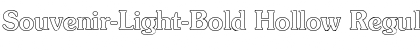 Download Souvenir-Light-Bold Hollow Regular Font