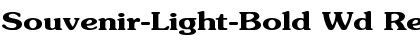 Download Souvenir-Light-Bold Wd Regular Font