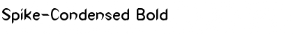Download Spike-Condensed Bold Font