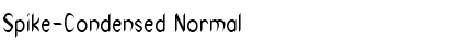 Download Spike-Condensed Normal Font