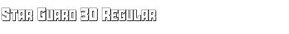 Download Star Guard 3D Regular Font