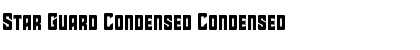 Download Star Guard Condensed Condensed Font