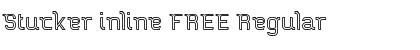 Download Stucker inline FREE Regular Font