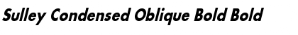 Download Sulley Condensed Oblique Bold Bold Font