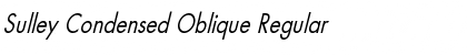 Download Sulley Condensed Oblique Regular Font
