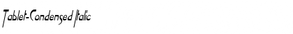 Download Tablet-Condensed Font