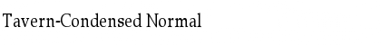 Download Tavern-Condensed Normal Font